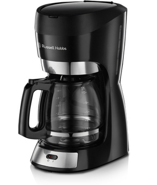 Russell Hobbs Futura Drip coffee maker 1.5L 12cups Black,Stainless steel