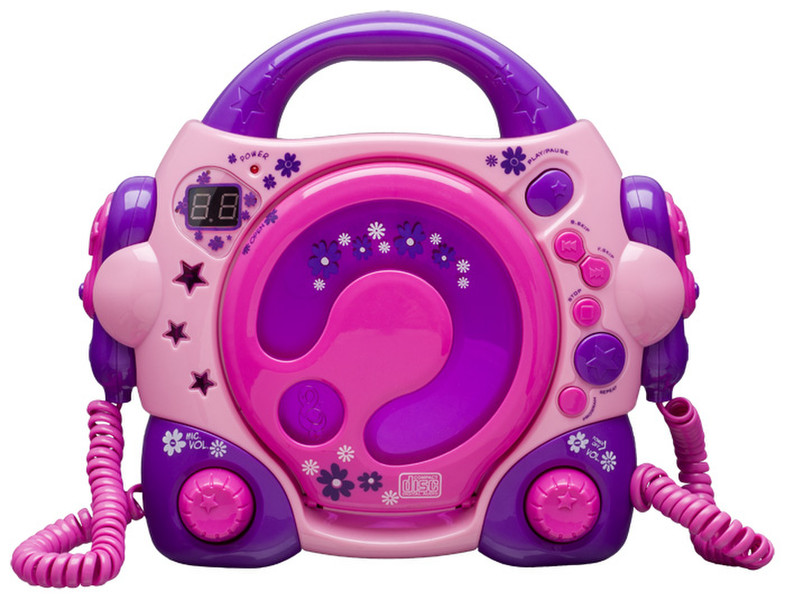 Bigben Interactive CD47 Portable CD player Pink,Purple