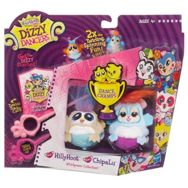 Hasbro Dizzy Dancers Hillyhoot Chipalu Whirlpower Collection