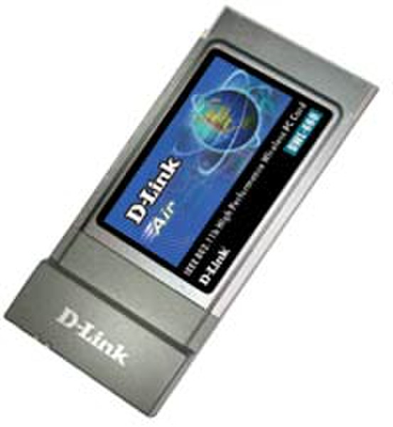 D-Link NIC 11Mpbs PCCard Wless 16bit +connect