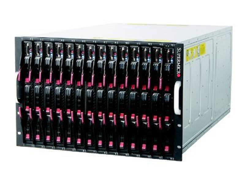 Supermicro SuperBlade SBE-714D-R42 Server Black rack
