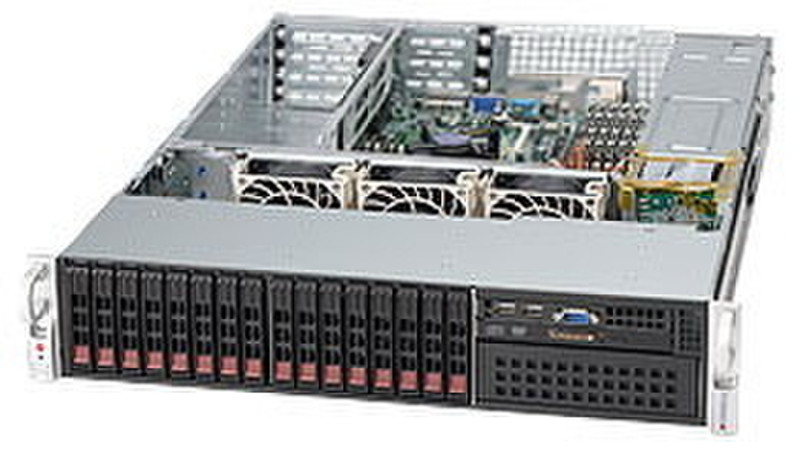 Supermicro SuperChassis 213A-R900UB, Black Низкопрофильный 900Вт Черный системный блок