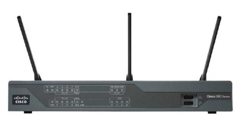 Cisco 888W Einzelband (2,4GHz) Schnelles Ethernet Schwarz WLAN-Router