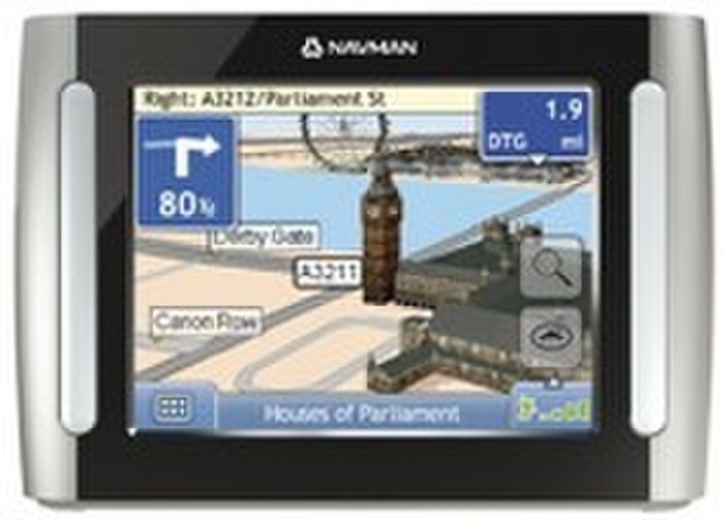 Navman S30 3D UK/ IRE Handgeführt 3.5Zoll Touchscreen 145g Silber Navigationssystem