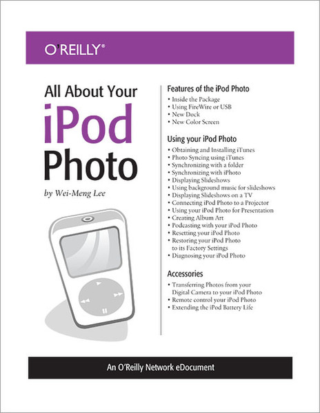 O'Reilly All About Your iPod Photo руководство пользователя для ПО