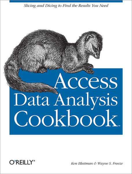 O'Reilly Access Data Analysis Cookbook 370pages software manual