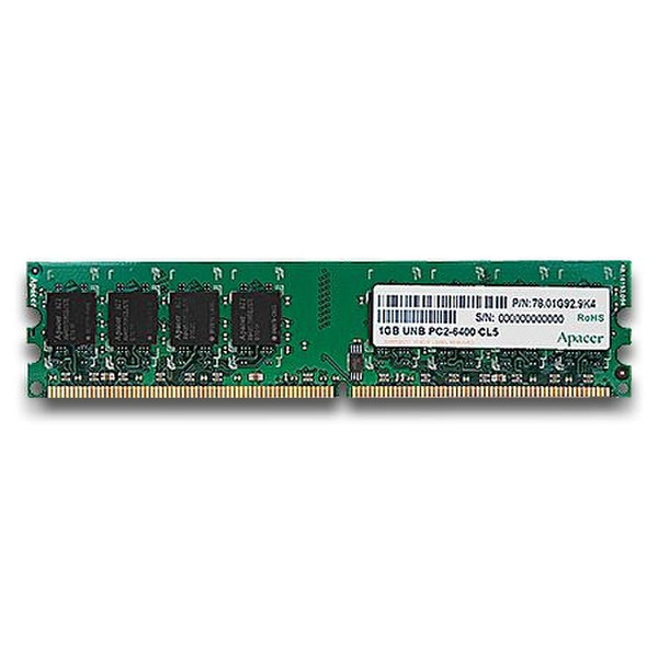 Apacer DDR2 - 800 Unbuffered DIMM 1024MB 1GB DDR2 800MHz memory module