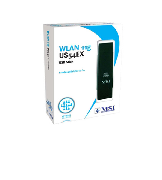 MSI US54EX WLAN 11G USB Stick 54Мбит/с сетевая карта