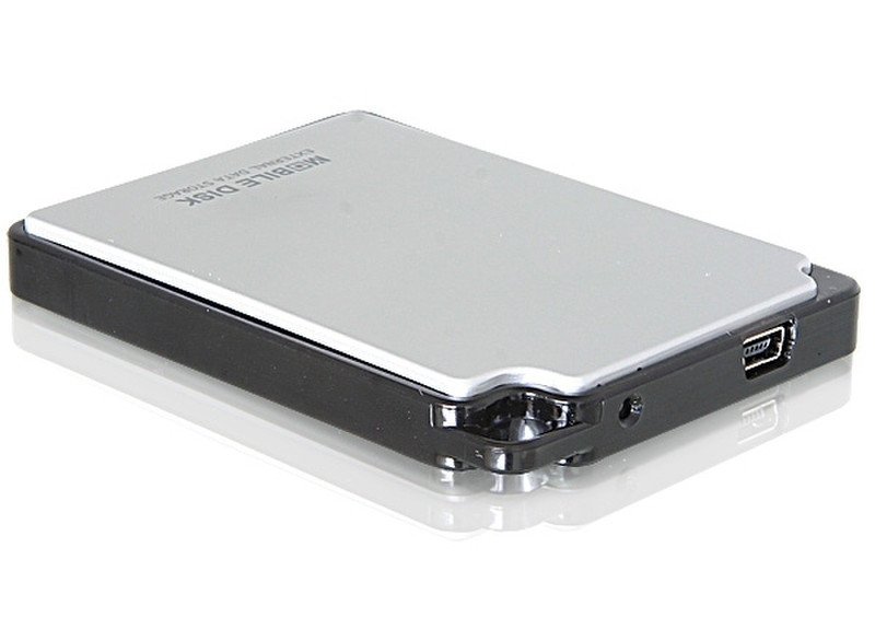 DeLOCK 1.8“ External Enclosure for ZIF HDD to USB2.0 1.8Zoll Silber