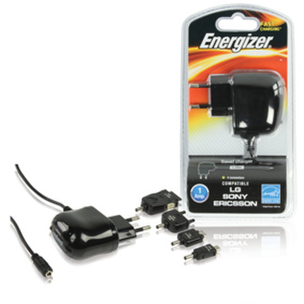 Energizer EZ-LGCL02 Indoor Black mobile device charger
