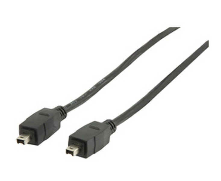 HQ HQB-090-1.8 1.8m 4-p 4-p Black firewire cable