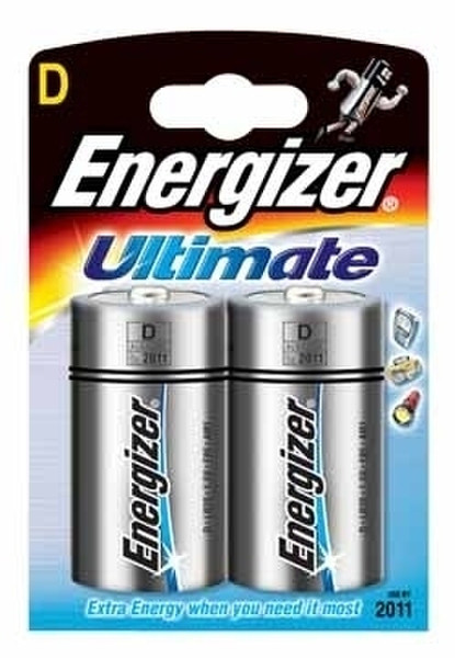 Energizer Ultimate D 2 - pk Щелочной 1.5В батарейки