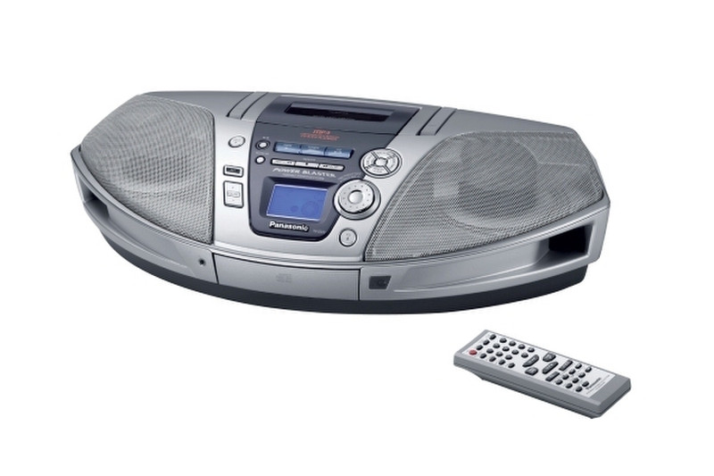 Panasonic RX-ES29EB-S CD Radio Cassette Player Portable CD player Silber