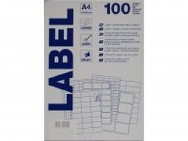 Blana Label 105mmx99mm A4 (100) White 600pc(s) self-adhesive label