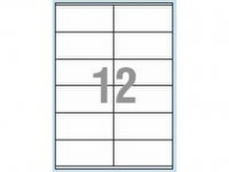 Blana Label 105mmx48mm A4 (100) White 1200pc(s) self-adhesive label