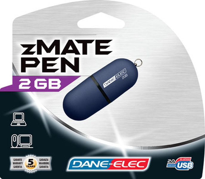 Dane-Elec zMate Pen drive 2 GB 2GB USB-Stick