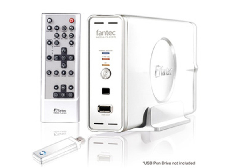 Fantec MM-UH35US 1TB 1000GB 720 x 576pixels White digital media player