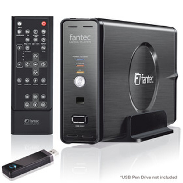 Fantec MM-UH35US 500GB 500GB 720 x 576pixels Black,Titanium digital media player