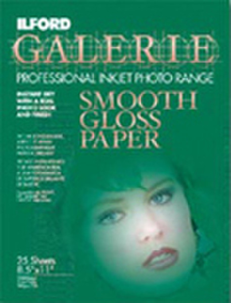 Ilford Galerie Smooth A4 Glossy 290g/m² 25+10 Sheets photo paper