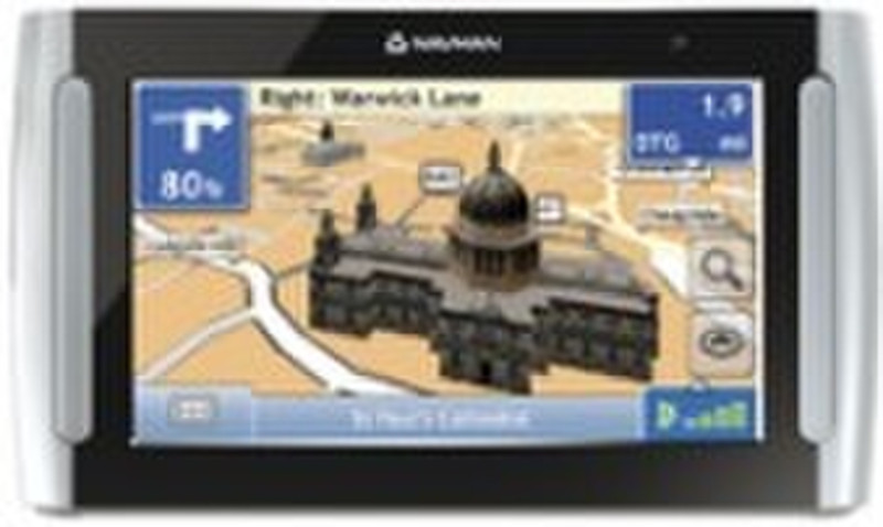 Navman S70 3D Handgeführt 4.3Zoll Touchscreen 171g Silber Navigationssystem