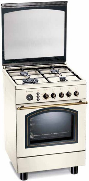 Tecnogas D667RCRS Freestanding Gas hob A Cream cooker