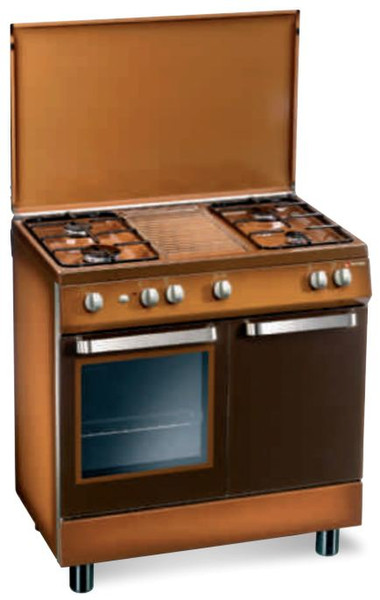 Tecnogas D 831 CS Freestanding Combi hob A Brown cooker