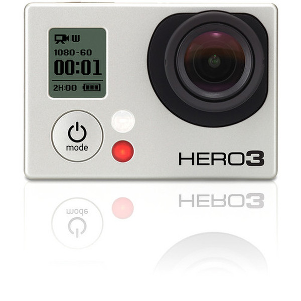 GoPro HERO3: Silver Edition 11МП Full HD 1/2.8" Wi-Fi