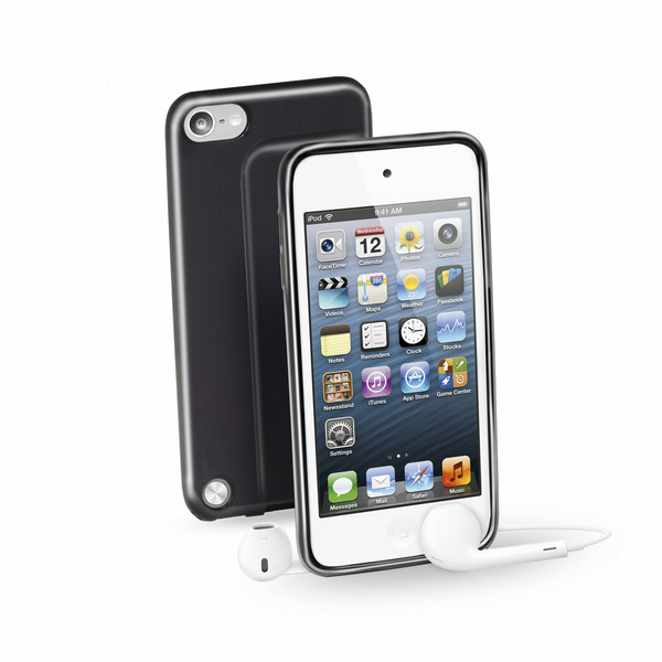 Cellularline MP3SHCKITOUCH5BK Cover case Черный чехол для MP3/MP4-плееров