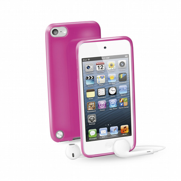 Cellularline MP3SHCKITOUCH5P Cover case Розовый чехол для MP3/MP4-плееров