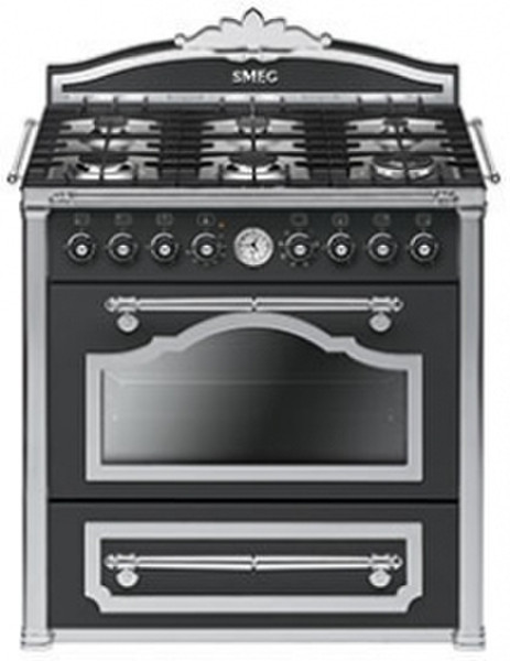 Smeg CC9GAX Freestanding Gas hob A cooker