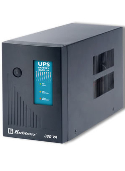 Koblenz 3810-USB/R 380VA Kompakt Schwarz Unterbrechungsfreie Stromversorgung (UPS)