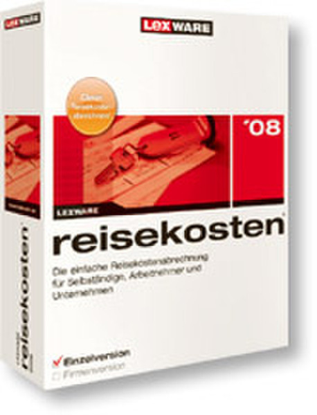 Lexware Reisekosten 2008 15.0 DE CD