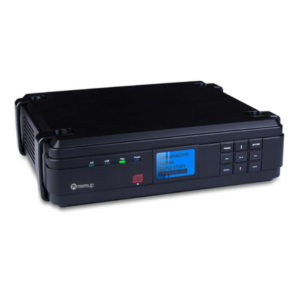 Memup MEDIA DISK MX 1TB Schwarz Digitaler Mediaplayer