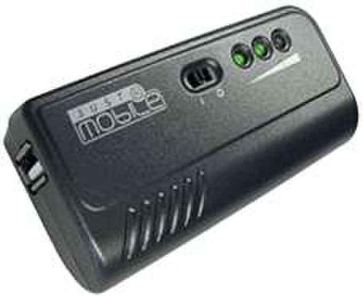 JustMobile Gum USB Power Pack 2200mAh mobiles Ladegeraet Black mobile device charger