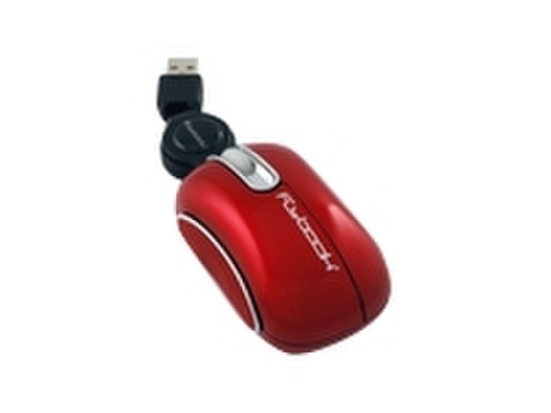 Holbe Dialogue Europe Mini notebook mouse USB Оптический 600dpi Красный компьютерная мышь