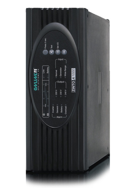 ONLINE USV-Systeme ZINTO A 1000 1000VA Black uninterruptible power supply (UPS)