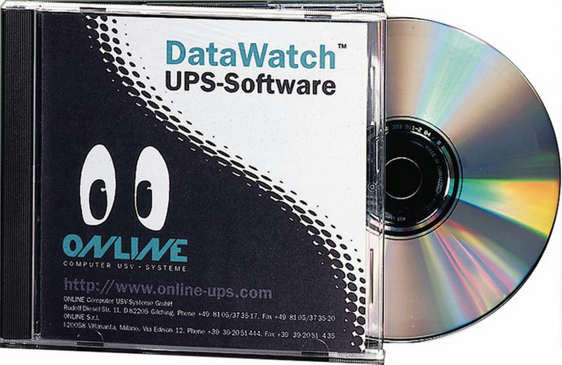 ONLINE USV-Systeme DataWatch Vollversion fuer den Betrieb Multiplexer