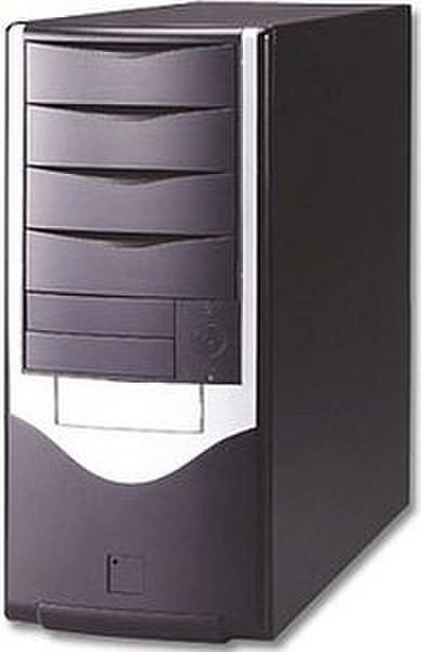 Jou Jye Computer Nu-4272 Midi-Tower 350W Schwarz Computer-Gehäuse