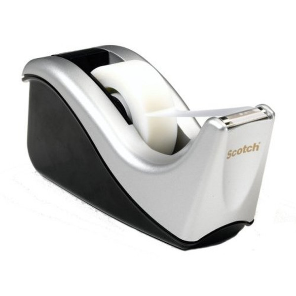 Scotch C60-ST4 Plastic Black,Silver tape dispenser