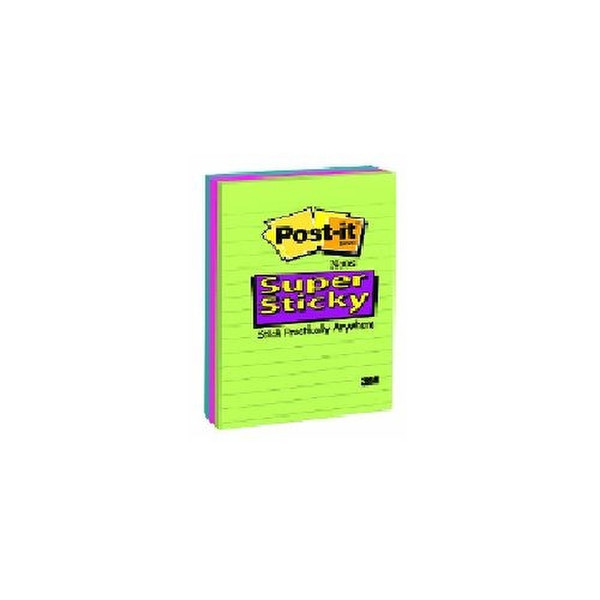 Post-It SS Lined Rainbow 102x152 mm self-adhesive label