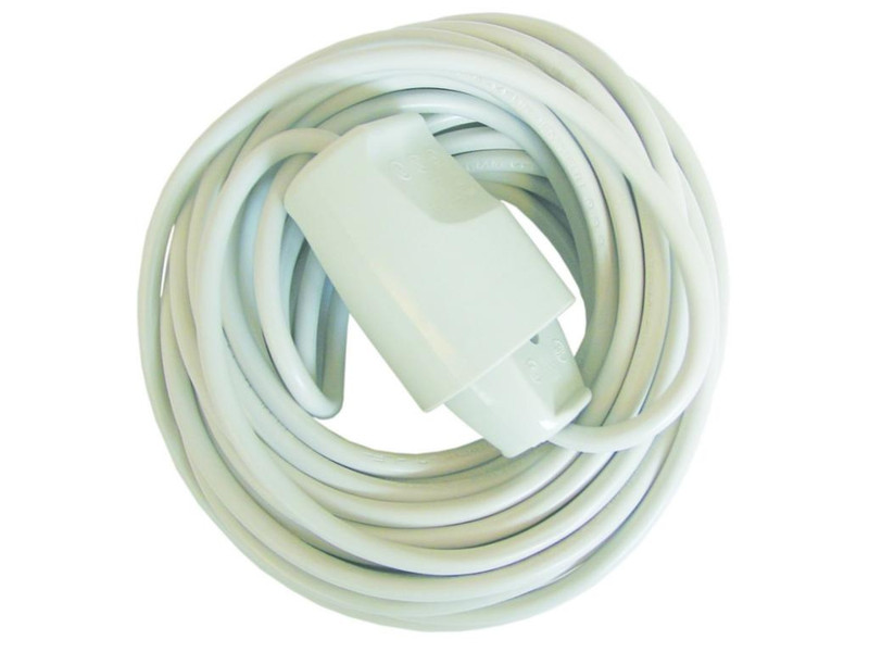 Sandberg Extension cord, 5m, white, 2 pin