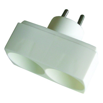 Sandberg Two-way plug, N/S/FI