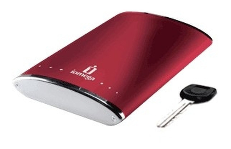 Iomega 250GB eGo Portable Hard Drive USB 2.0 250GB Rot Externe Festplatte