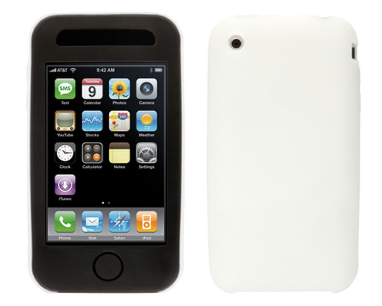 Stylz iPhone 3G Dual Color Sleeve, White Weiß