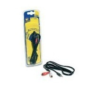 nuovaVideosuono 3.5mm-2xRCA 1.5m M-M 1.5m 3.5mm 2 x RCA Schwarz