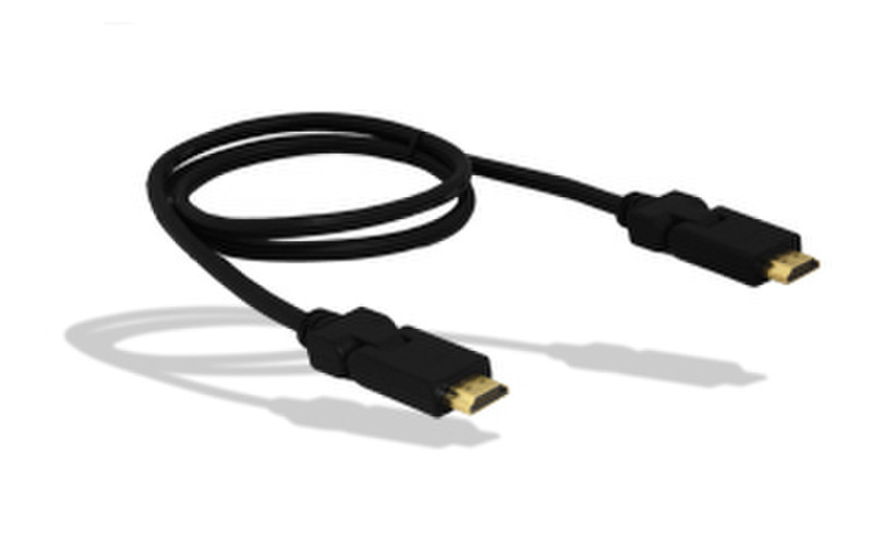 G.B.S. Elettronica 41991 1.8м HDMI HDMI Черный HDMI кабель