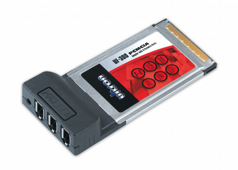 Ultron PCMCIA Firewire A (3x) UF-300 Schnittstellenkarte/Adapter