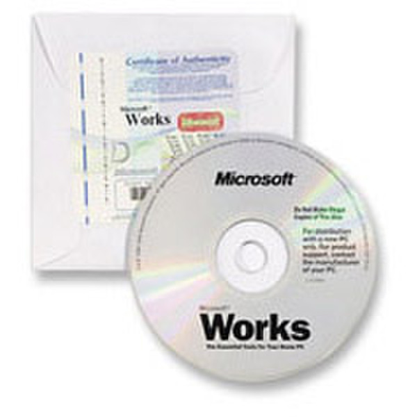 Microsoft MS Works 7.0 Windows 32 Dutch CD