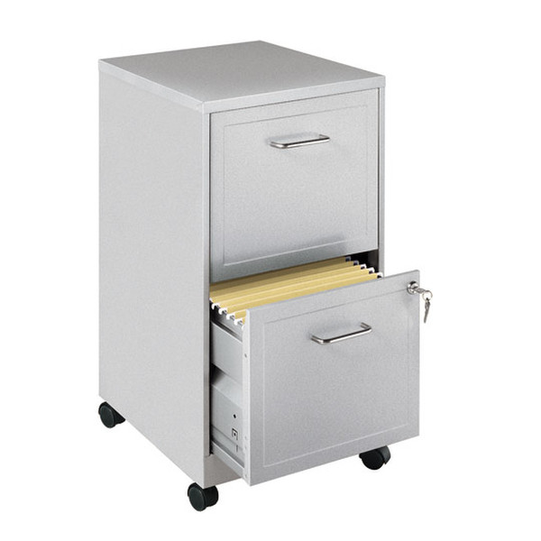 Hirsh Industries 15478 Silver filing cabinet
