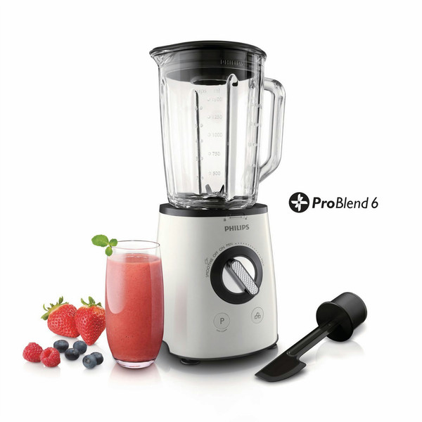 Philips Avance Collection HR2095/31 Tabletop blender 2L 700W White blender